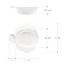 BA 7240 Přenosný bidet na WC - rozměry